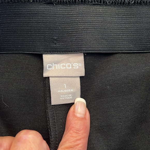 Chico’s Velvet Pull On Pants EEEUC - Picture 5 of 11